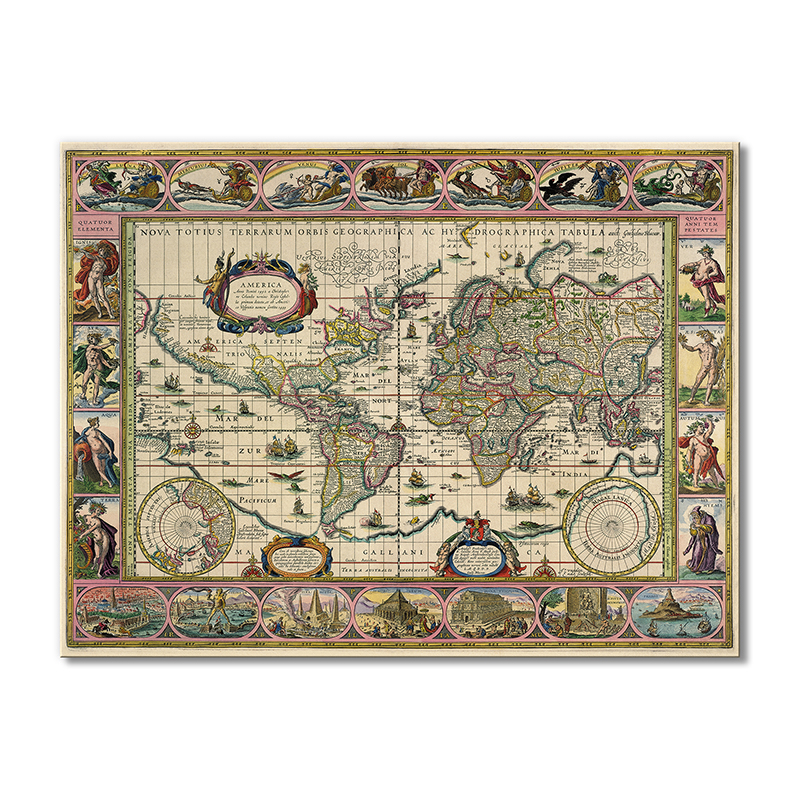 Винтажная карта Artel «Старинная карта мира географическая Америки» 1 модуль 60x90 см
Винтажная карта Artel «Старинная карта мира географическая Америки» 1 модуль 60x90 см