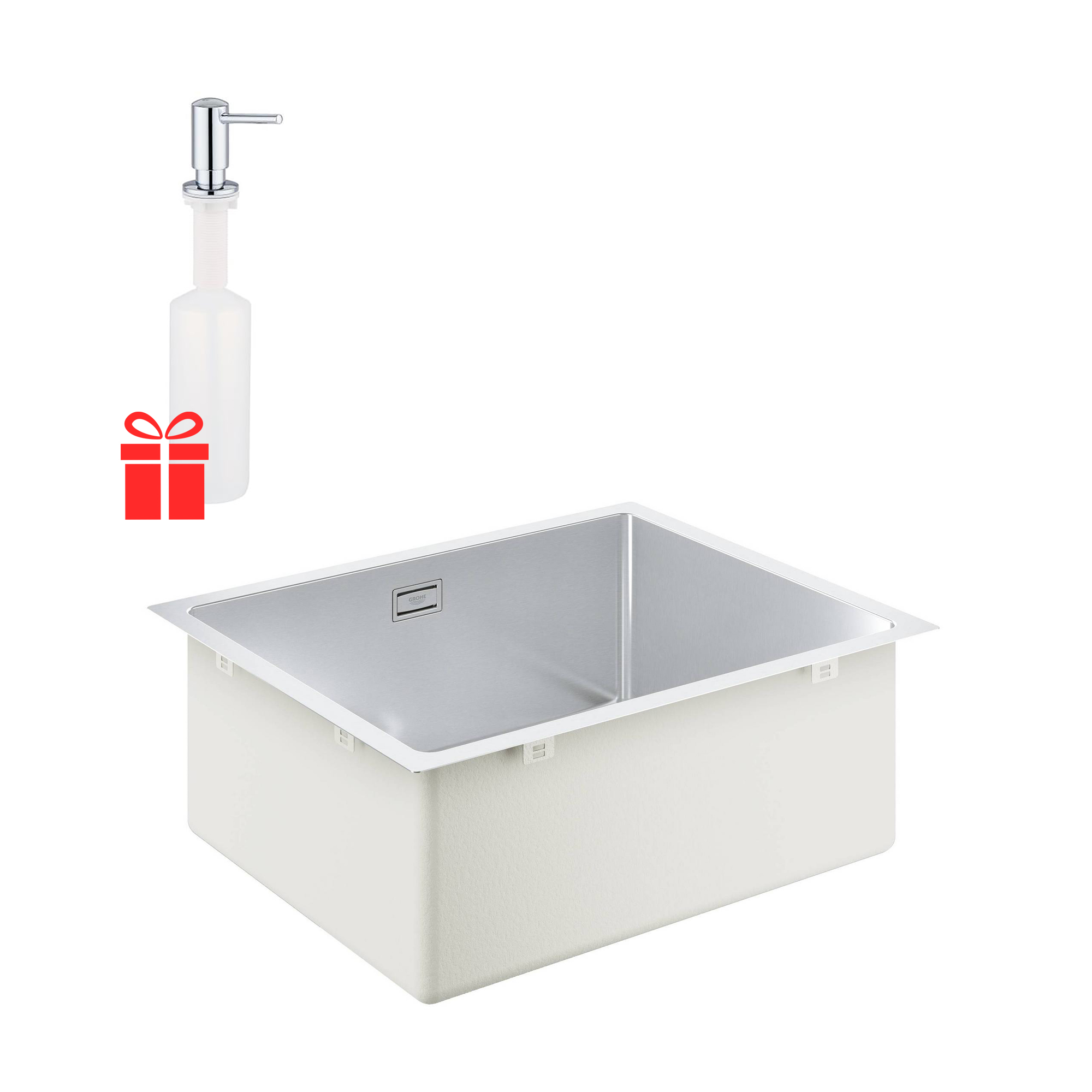 Набор Grohe мойка кухонная K700U 31574SD1 + дозатор для моющего средства Contemporary 40536000
Набор Grohe мойка кухонная K700U 31574SD1 + дозатор для моющего средства Contemporary 40536000