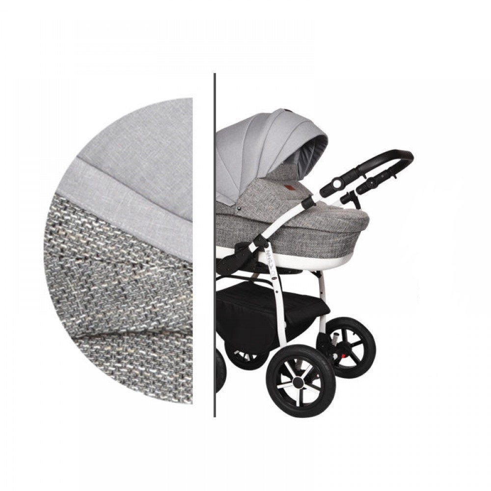 Коляска универсальная 2 в 1 Baby Merc Zipy Q ZQ/136C Серый на белой раме с дождевиком + москитная сетка, чехлы и сумка для мамы
Коляска универсальная 2 в 1 Baby Merc Zipy Q ZQ/136C Серый на белой раме с дождевиком + москитная сетка, чехлы и сумка для мамы