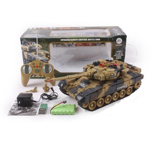Большой танк на радиоуправлении Brother Toys"Бoeвoй тaнк" 9995 Световые эффекты
Большой танк на радиоуправлении Brother Toys"Бoeвoй тaнк" 9995 Световые эффекты