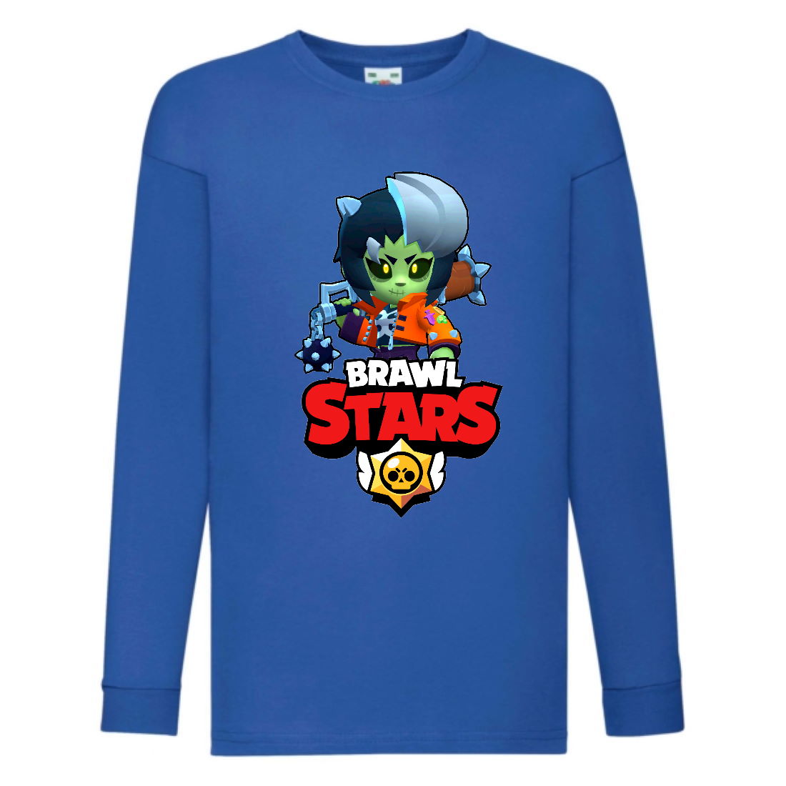 Лонгслив реглан Brawl Stars Bibi Zombie (Бравл Старс Биби Зомби) синяя (BRST blu) 128 см
Лонгслив реглан Brawl Stars Bibi Zombie (Бравл Старс Биби Зомби) синяя (BRST blu) 128 см