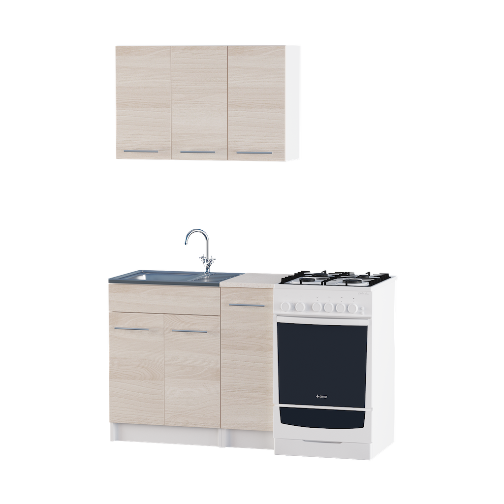 Кухня модульная Эко Omni Home набор 0.9 м Ясень Шимо светлый + столешница мойка накладная с сифоном
Кухня модульная Эко Omni Home набор 0.9 м Ясень Шимо светлый + столешница мойка накладная с сифоном