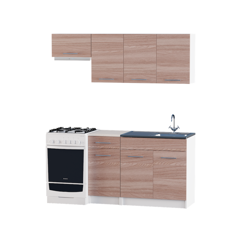 Кухня модульная Эко Omni Home набор 1.7 м Ясень Шимо темный + столешница и мойка накладная с сифоном
Кухня модульная Эко Omni Home набор 1.7 м Ясень Шимо темный + столешница и мойка накладная с сифоном