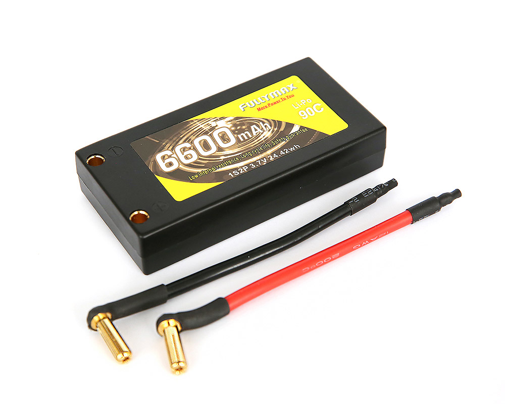 Аккумулятор Fullymax 3.7V 6600mAh Li-Po 1S2P 90C, HardCase (Shorty Pack, Competition) 
Аккумулятор Fullymax 3.7V 6600mAh Li-Po 1S2P 90C, HardCase (Shorty Pack, Competition)