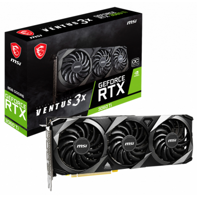 Видеокарта MSI GeForce RTX3060Ti 8Gb VENTUS 3X OC LHR (RTX 3060 Ti VENTUS 3X OC LHR)
Видеокарта MSI GeForce RTX3060Ti 8Gb VENTUS 3X OC LHR (RTX 3060 Ti VENTUS 3X OC LHR)