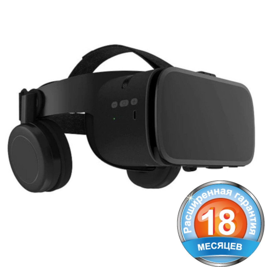 3D Очки шлем виртуальной реальности BOBO VR Z6 с наушниками (без пульта). Черный цвет
3D Очки шлем виртуальной реальности BOBO VR Z6 с наушниками (без пульта). Черный цвет