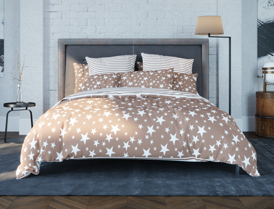 Постельное белье двуспальное ТЕП Ranforce Star Brown 2-00887-07420 ранфорс 180х215 см
Постельное белье двуспальное ТЕП Ranforce Star Brown 2-00887-07420 ранфорс 180х215 см