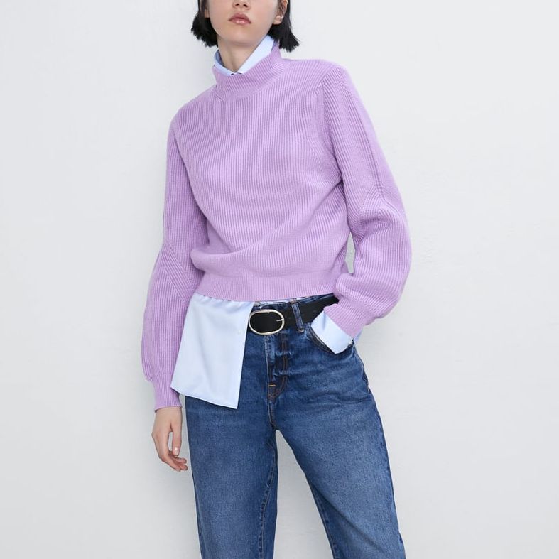 Свитер женский с объемными рукавами Violet, фиолетовый Berni Fashion (S) Фиолетовый
Свитер женский с объемными рукавами Violet, фиолетовый Berni Fashion (S) Фиолетовый