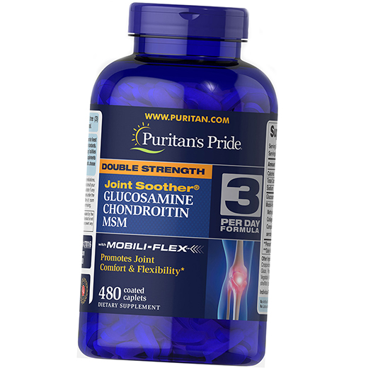 Глюкозамин Хондроитин МСМ, Double Strength Glucosamine Chondroitin and MSM, Puritan's Pride 480каплет (03367005)
Глюкозамин Хондроитин МСМ, Double Strength Glucosamine Chondroitin and MSM, Puritan's Pride 480каплет (03367005)