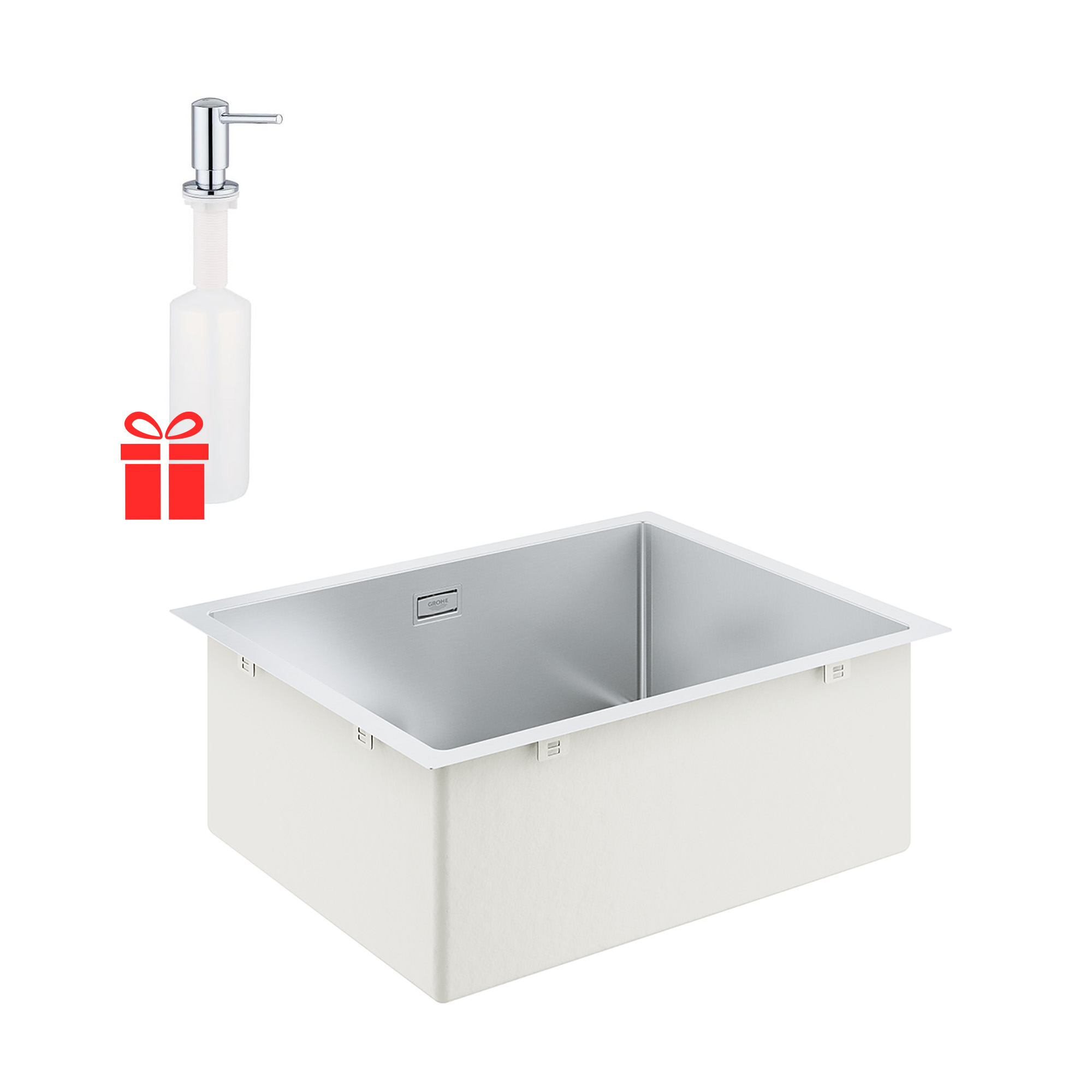 Набор Grohe мойка кухонная K700 31726SD0 + дозатор для моющего средства Contemporary 40536000
Набор Grohe мойка кухонная K700 31726SD0 + дозатор для моющего средства Contemporary 40536000