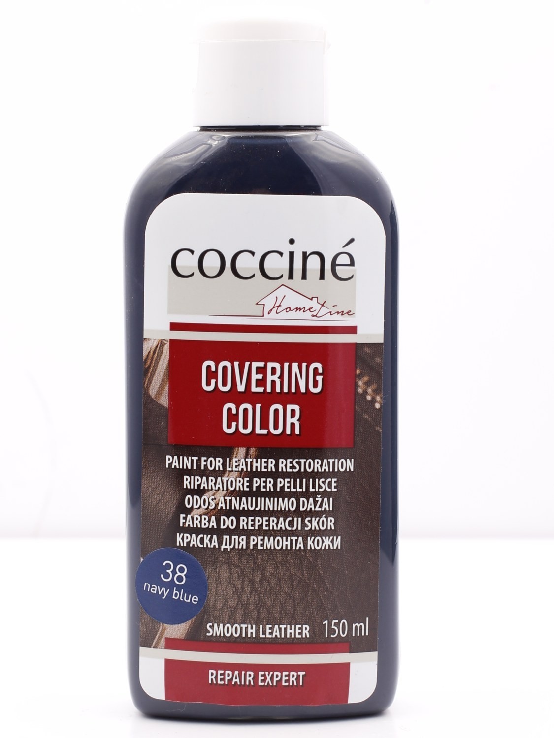 Краска для восстановления кожи Coccine COVERING COLOR Темно-синий 150мл 558/411/150/38
Краска для восстановления кожи Coccine COVERING COLOR Темно-синий 150мл 558/411/150/38