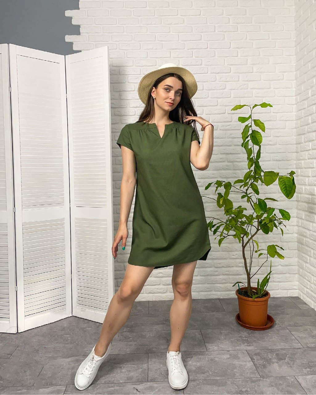 Fashions • Льняное платье Penny Fashions - хаки (9360-фг, Fashions • Льняное платье Penny Fashions 42-44 хаки (9360-фг)
Fashions • Льняное платье Penny Fashions - хаки (9360-фг, Fashions • Льняное платье Penny Fashions 42-44 хаки (9360-фг)