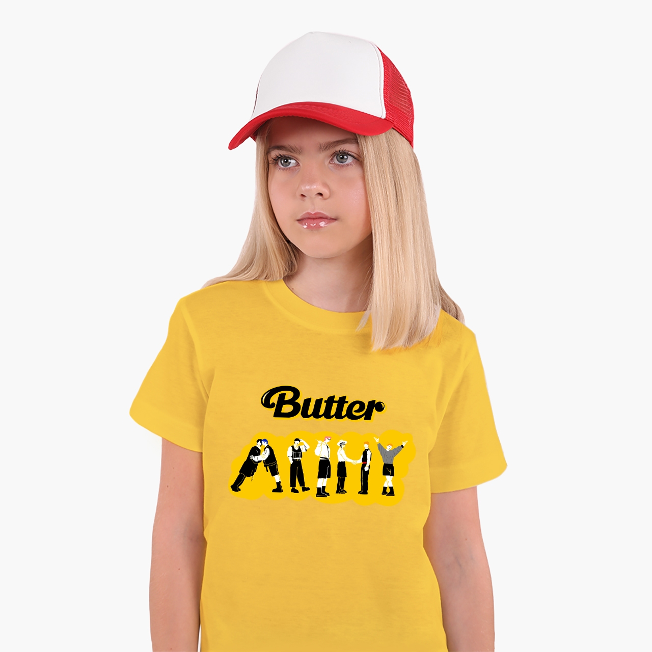 Детская футболка для девочек БТС (Butter BTS) (25186-3274-17) 146-152 см Хлопок Желтый
Детская футболка для девочек БТС (Butter BTS) (25186-3274-17) 146-152 см Хлопок Желтый
