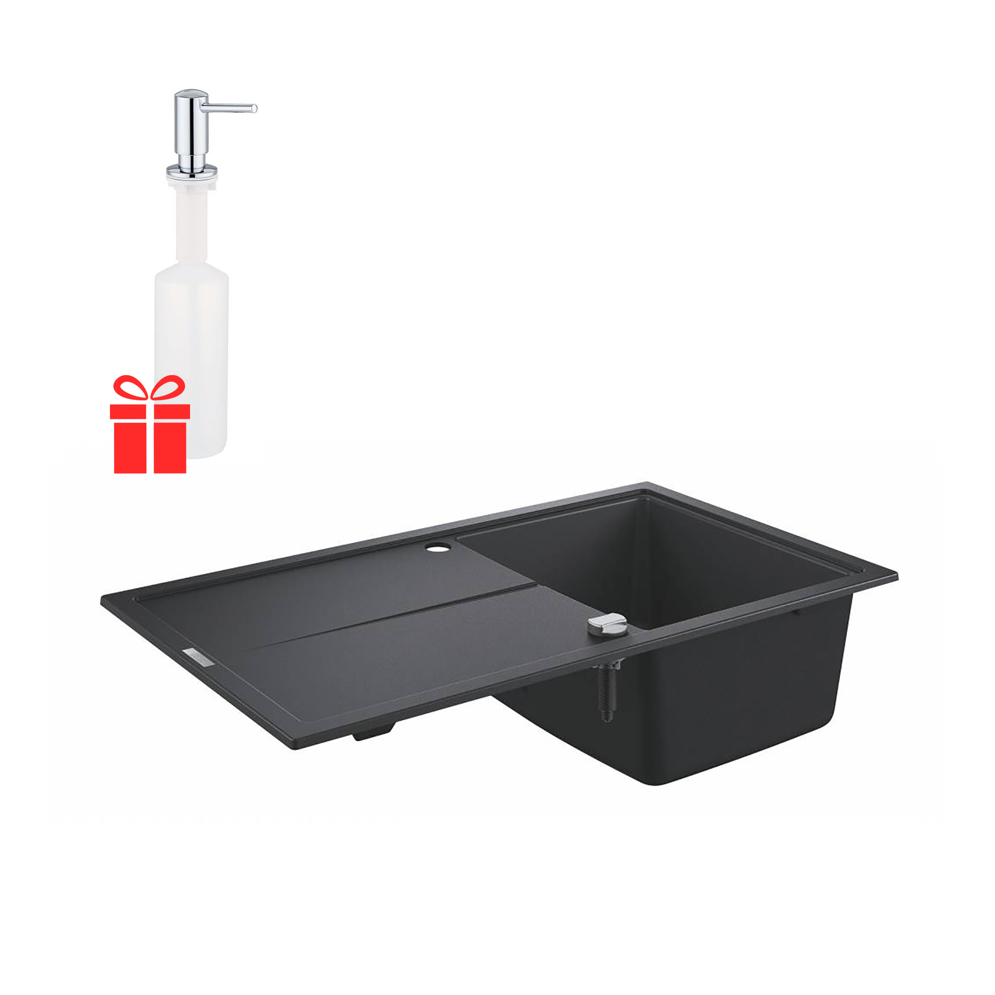 Набор Grohe мойка кухонная K400 31640AT0 + дозатор для моющего средства Contemporary 40536000
Набор Grohe мойка кухонная K400 31640AT0 + дозатор для моющего средства Contemporary 40536000