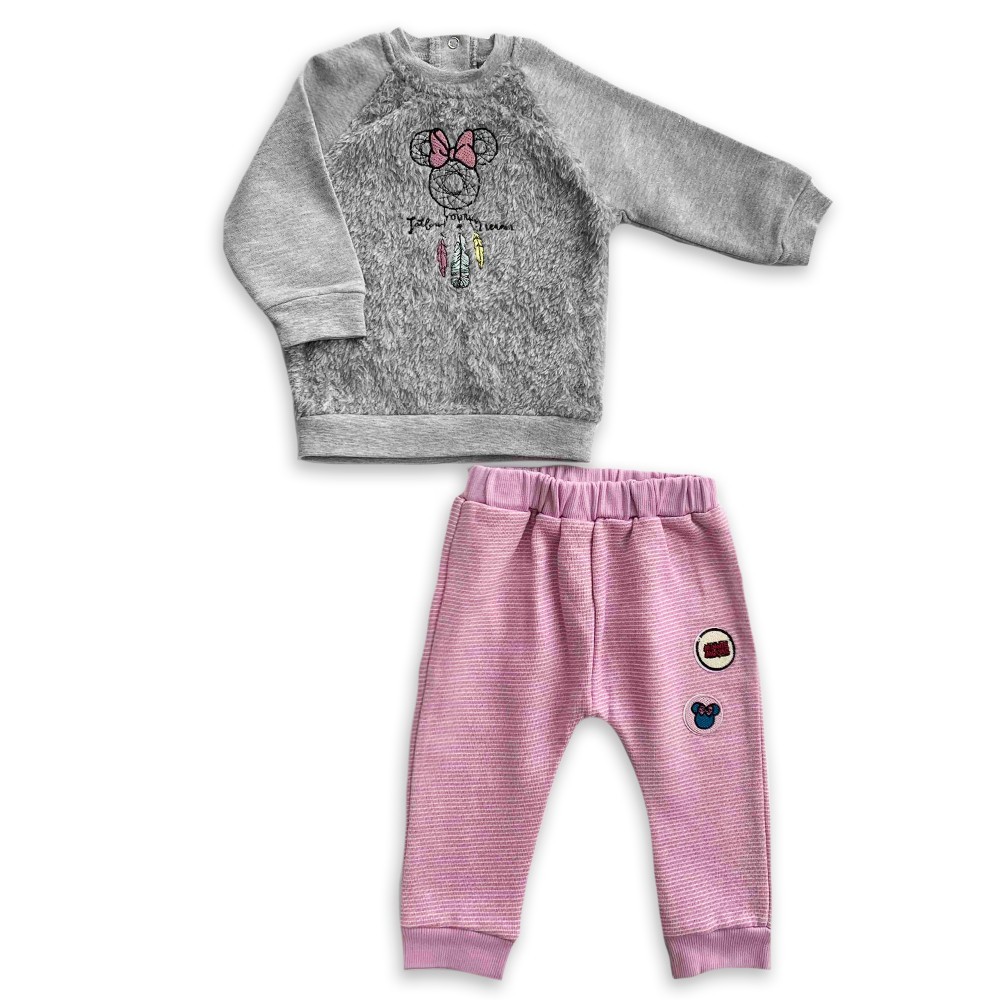 Комплект Cimpa (штанишки + кофта) для девочек с вышитым рисунком 68 Серый c Розовым
Комплект Cimpa (штанишки + кофта) для девочек с вышитым рисунком 68 Серый c Розовым