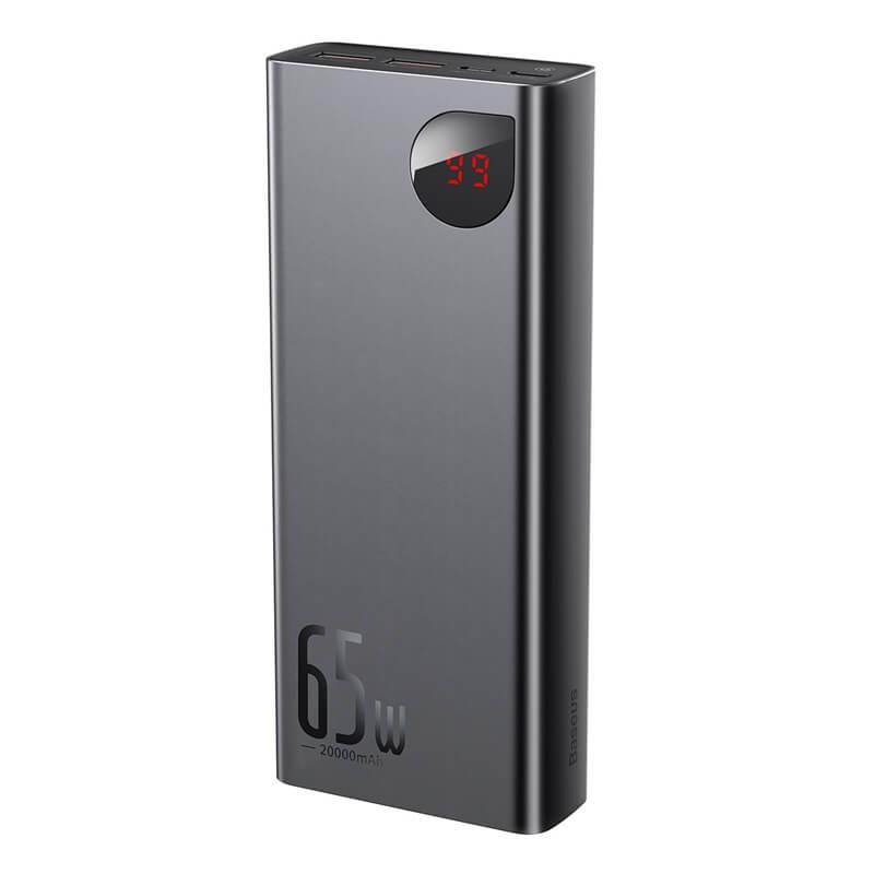 Повербанк BASEUS Adaman Metal Digital Display Quick Charge 20000mAh (2USB/1Type-C, 6A, 65W). Black
Повербанк BASEUS Adaman Metal Digital Display Quick Charge 20000mAh (2USB/1Type-C, 6A, 65W). Black