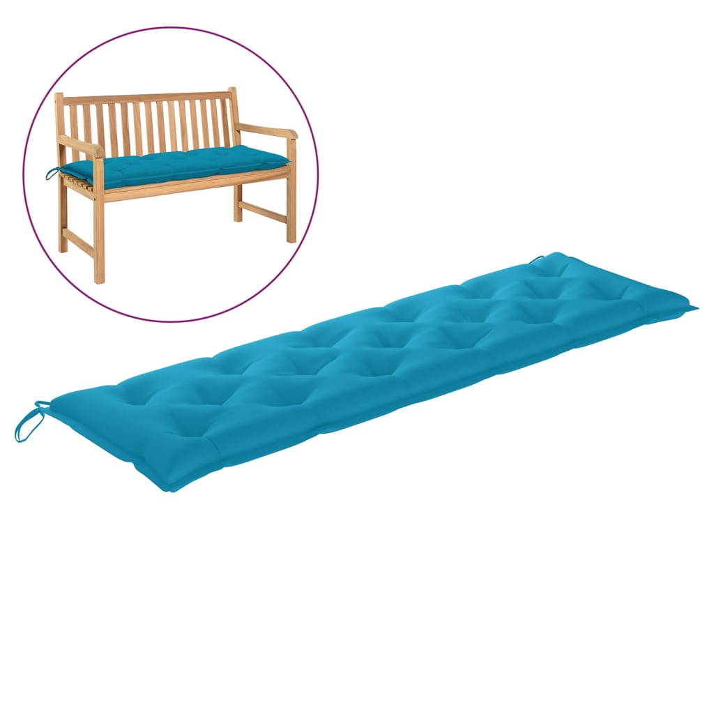 Подушка для садової лавки Shumee світло блакитний колір 180x50x7см тканина 314972
Подушка для садової лавки Shumee світло блакитний колір 180x50x7см тканина 314972