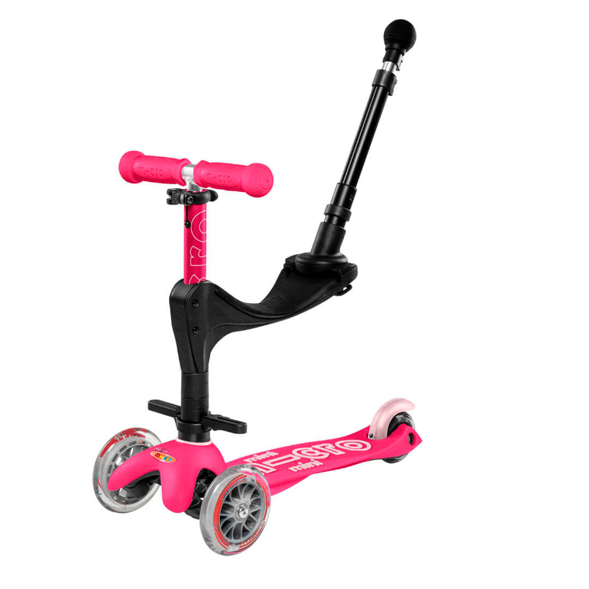 Самокат MICRO серии " Mini 3in1 Deluxe Plus" – РОЗОВЫЙ (до 50 kg, до 20 kg с сидением, 3-х кол.) MMD079
Самокат MICRO серии " Mini 3in1 Deluxe Plus" – РОЗОВЫЙ (до 50 kg, до 20 kg с сидением, 3-х кол.) MMD079