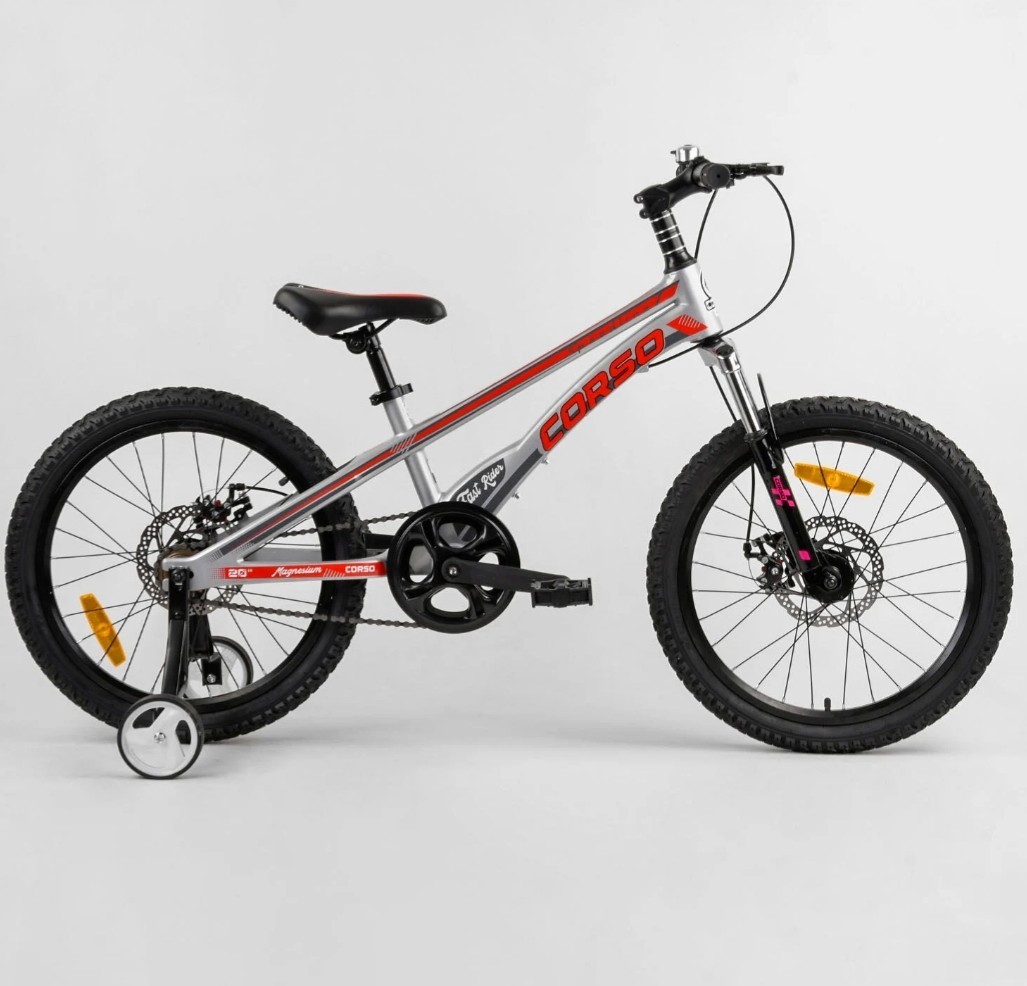 Детский двухколесный велосипед CORSO Speedline MG-14977 20 дюймов серый с красным
Детский двухколесный велосипед CORSO Speedline MG-14977 20 дюймов серый с красным