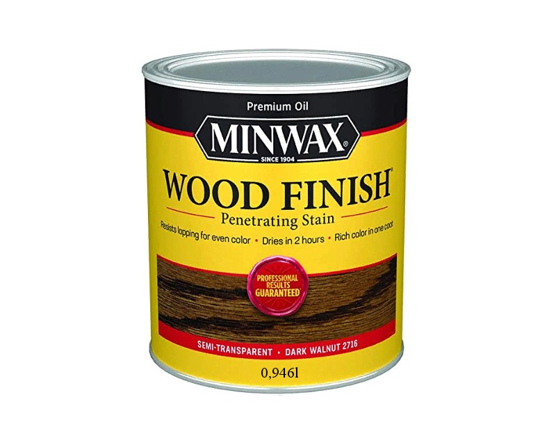 Морилка масляная MINWAX WOOD FINISH для древесины темный орех (Dark Walnut - 2716) 0,946л
Морилка масляная MINWAX WOOD FINISH для древесины темный орех (Dark Walnut - 2716) 0,946л