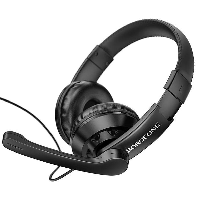 Наушники игровые с микрофоном BOROFONE Gaming Amusement headphones Hi-Res BO102. Black
Наушники игровые с микрофоном BOROFONE Gaming Amusement headphones Hi-Res BO102. Black