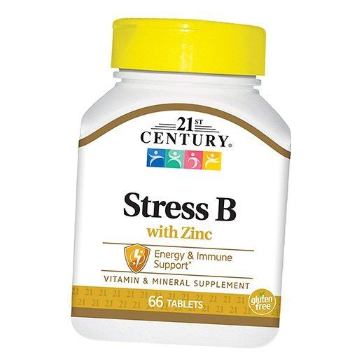 Комплекс Витаминов группы В с Цинком, Stress B with Zinc, 21st Century 66таб (36440015)
Комплекс Витаминов группы В с Цинком, Stress B with Zinc, 21st Century 66таб (36440015)