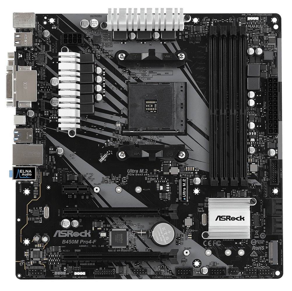 Материнcкая плата ASRock B450M Pro4-F sAM4 B450 4xDDR4, M.2, HDMI-DVI-VGA Type-C mATX (JN63B450M_PRO4-F)
Материнcкая плата ASRock B450M Pro4-F sAM4 B450 4xDDR4, M.2, HDMI-DVI-VGA Type-C mATX (JN63B450M_PRO4-F)