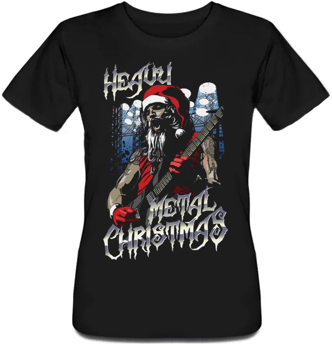 Женская футболка Fat Cat Heavy Metal Christmas (чёрная) 42605, Женская футболка Fat Cat Heavy Metal Christmas (чёрная) XL 42605
Женская футболка Fat Cat Heavy Metal Christmas (чёрная) 42605, Женская футболка Fat Cat Heavy Metal Christmas (чёрная) XL 42605