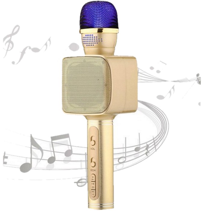 Микрофон караоке Magic Karaoke YS-68 Gold - Беспроводной портативный Bluetooth микрофон для караоке + колонка 2 в 1
Микрофон караоке Magic Karaoke YS-68 Gold - Беспроводной портативный Bluetooth микрофон для караоке + колонка 2 в 1