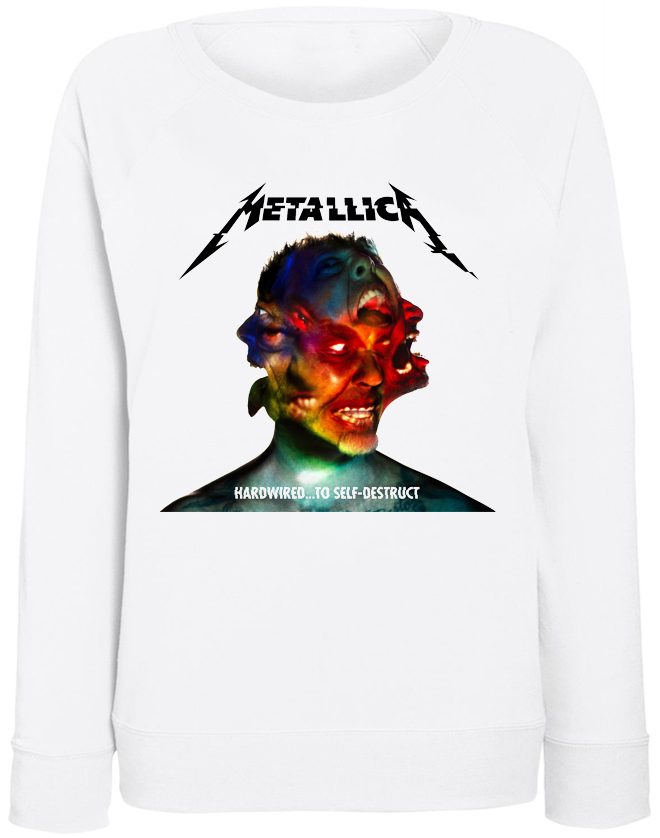 Женский свитшот Fat Cat Metallica "Hardwired...To Self-Destruct" (белый) XXL 37877
Женский свитшот Fat Cat Metallica "Hardwired...To Self-Destruct" (белый) XXL 37877