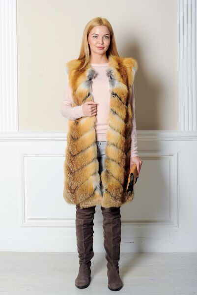 Жилетка BG-Furs длинная из лисы Золотистая (Р-Ж10-27-елочка, Жилетка BG-Furs длинная из лисы 46 Золотистая (Р-Ж10-27-елочка-46)
Жилетка BG-Furs длинная из лисы Золотистая (Р-Ж10-27-елочка, Жилетка BG-Furs длинная из лисы 46 Золотистая (Р-Ж10-27-елочка-46)