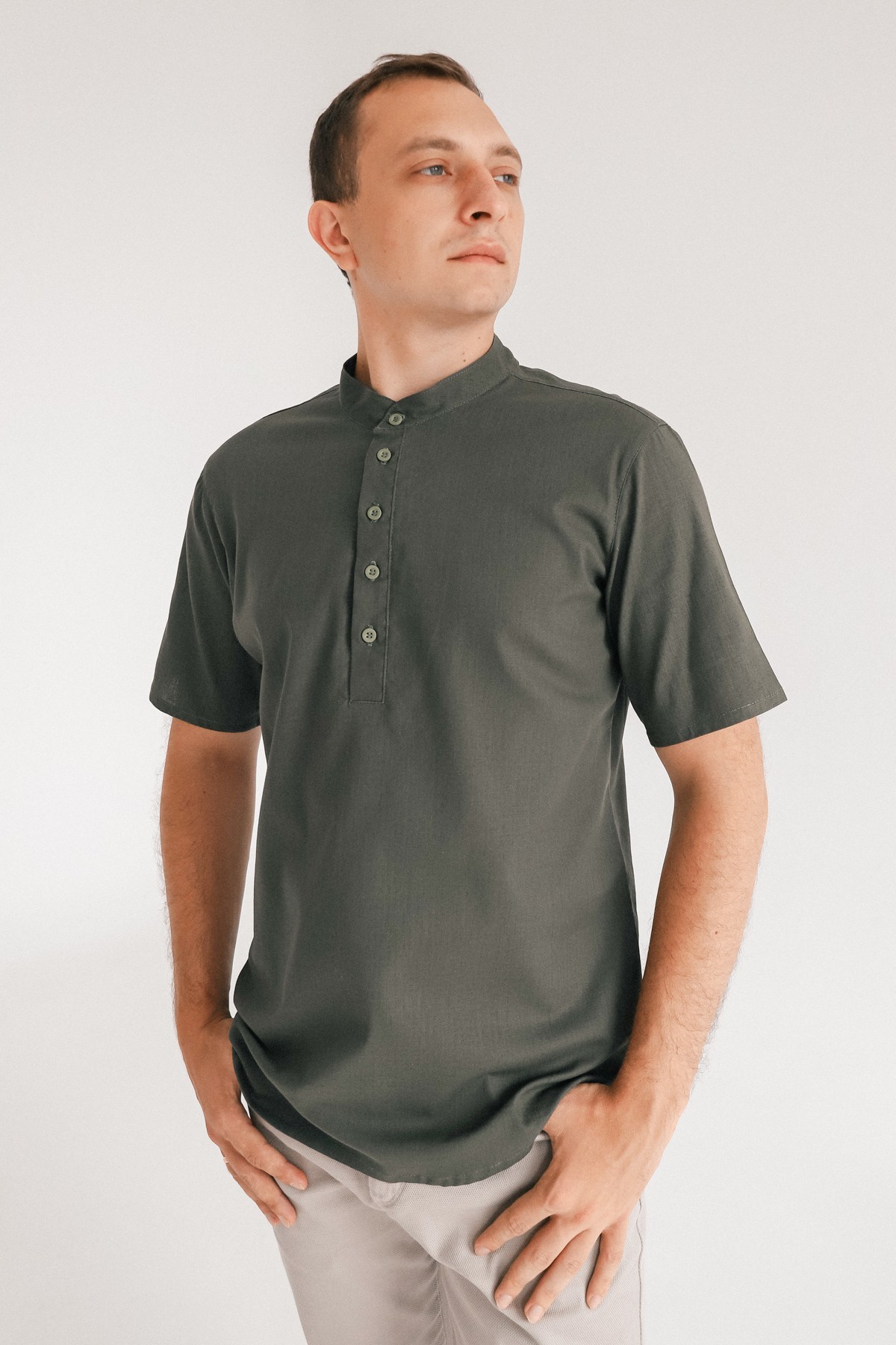Рубашка короткий рукав лён URSUS хаки slim fit, Рубашка короткий рукав лён URSUS хаки slim fit 2XL
Рубашка короткий рукав лён URSUS хаки slim fit, Рубашка короткий рукав лён URSUS хаки slim fit 2XL
