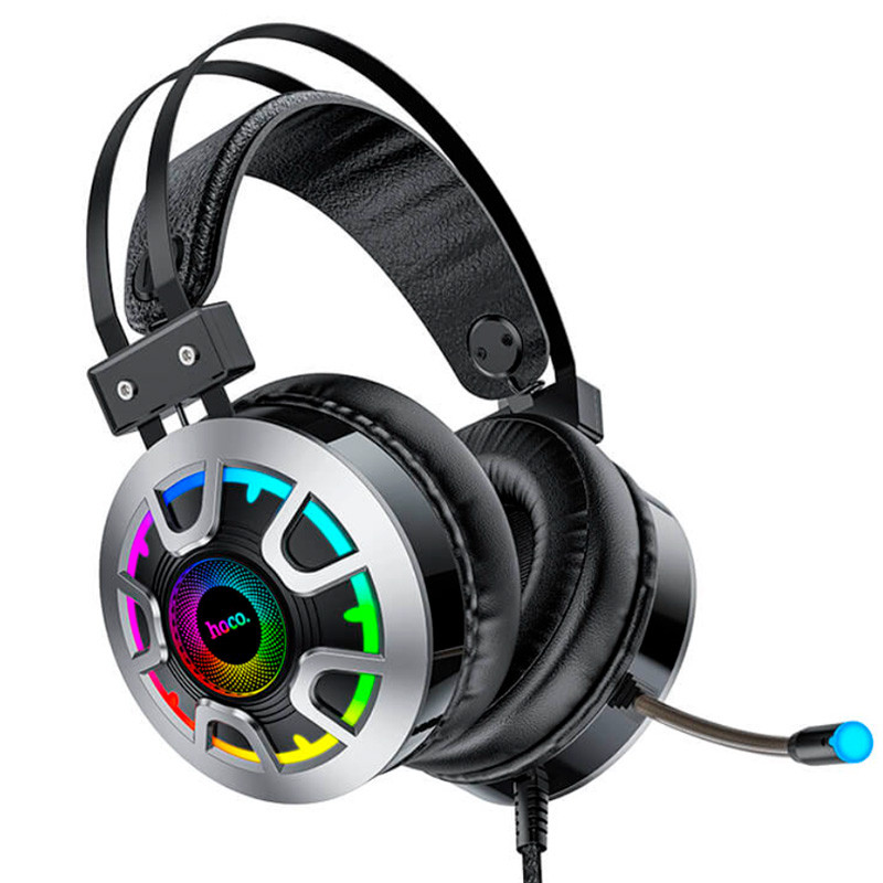 Игровые наушники HOCO Gaming LED Headphones Hi-Res ESD05 с микрофоном и LED RGB подсветкой проводные Black (ESD05)
Игровые наушники HOCO Gaming LED Headphones Hi-Res ESD05 с микрофоном и LED RGB подсветкой проводные Black (ESD05)