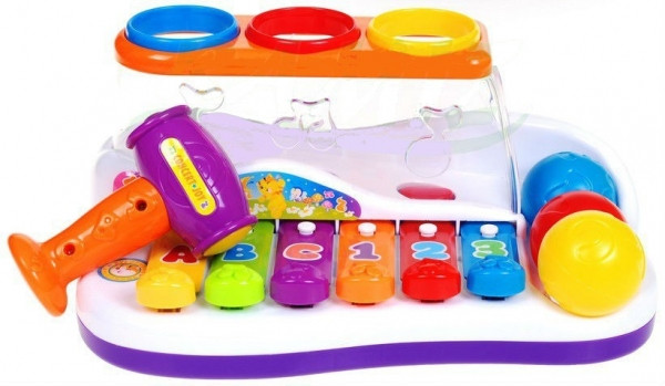 Детская развивающая игрушка Hola Toys музыкальный ксилофон с молоточком R91077-9199-856
Детская развивающая игрушка Hola Toys музыкальный ксилофон с молоточком R91077-9199-856