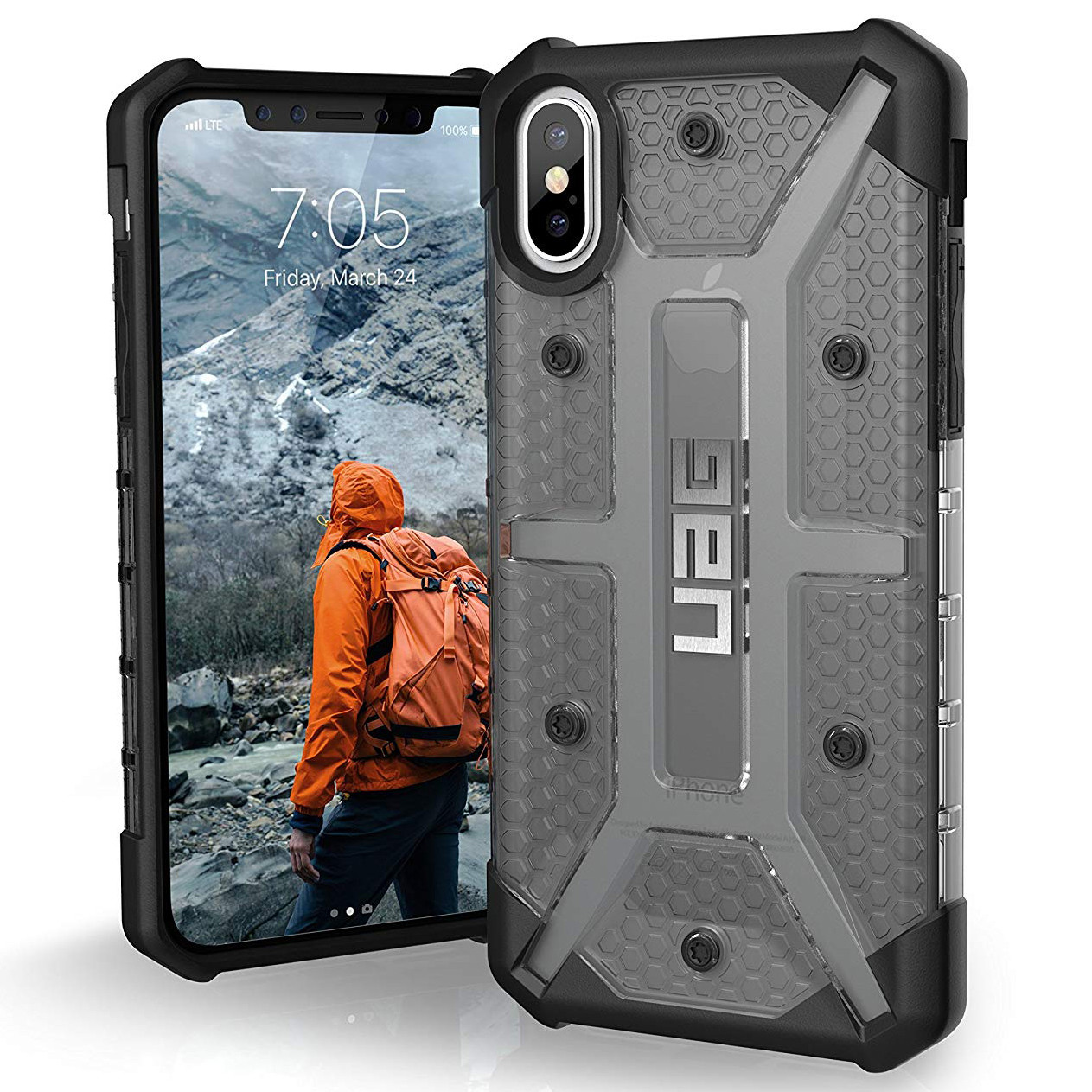 Ударопрочный чехол Urban Armor Gear Plasma для Apple iPhone XS (5.8") Черный
Ударопрочный чехол Urban Armor Gear Plasma для Apple iPhone XS (5.8") Черный