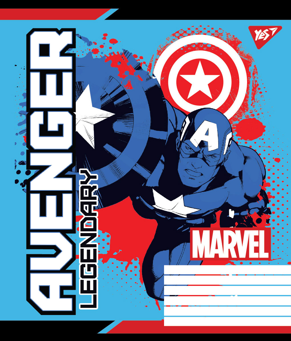 Набор тетрадей ученических YES Avengers Legends А5 12 листов в клетку 25 шт (765351)
Набор тетрадей ученических YES Avengers Legends А5 12 листов в клетку 25 шт (765351)