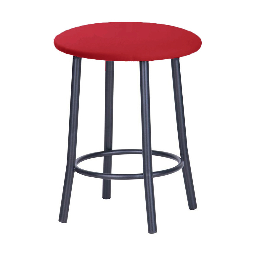 Табурет металлический для кухни, для кафе Талли черный/кожзаменитель Скаден красный AMF
Табурет металлический для кухни, для кафе Талли черный/кожзаменитель Скаден красный AMF