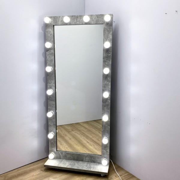 Туалетное гримерное визажное зеркало sp0d с LED подсветкой на подставке с колесиками Бетон (Зеркало-11)
Туалетное гримерное визажное зеркало sp0d с LED подсветкой на подставке с колесиками Бетон (Зеркало-11)
