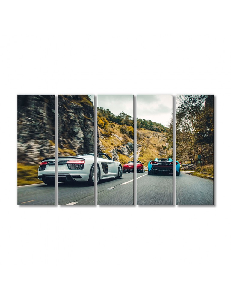 Модульная картина Artel «Автомобили гоняют Ауди R8 V10» 5 модулей 120x180 см
Модульная картина Artel «Автомобили гоняют Ауди R8 V10» 5 модулей 120x180 см