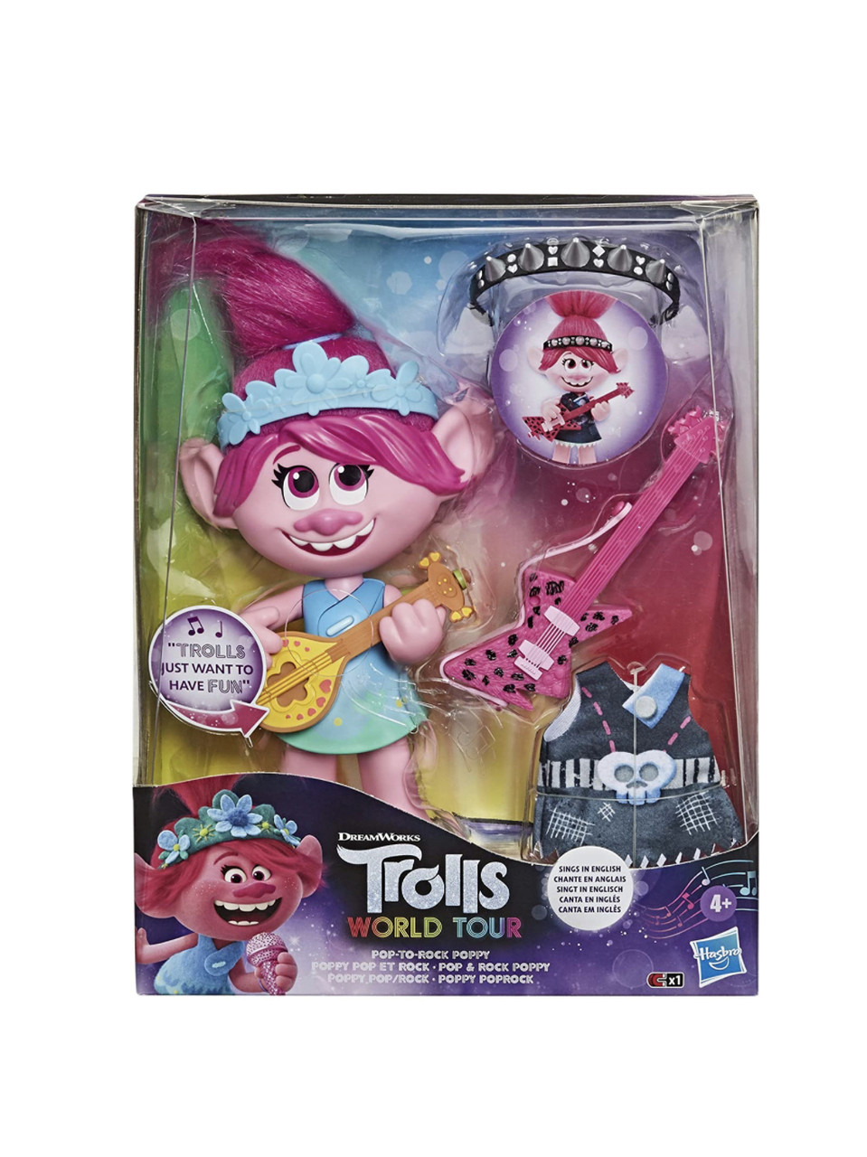 Интерактивная кукла Hasbro Троль Поппи Розочка рокер Хасбро Trolls Poppy Singing Doll
Интерактивная кукла Hasbro Троль Поппи Розочка рокер Хасбро Trolls Poppy Singing Doll