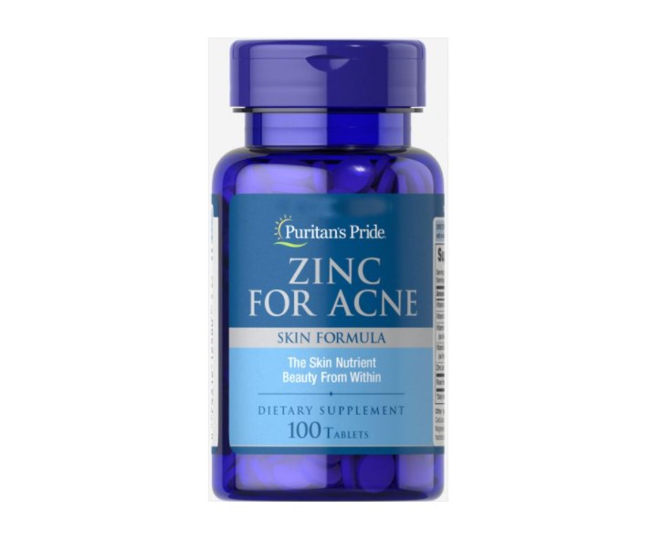 Витамины Puritan's Pride Zinc for Acne 100 tabl 
Витамины Puritan's Pride Zinc for Acne 100 tabl