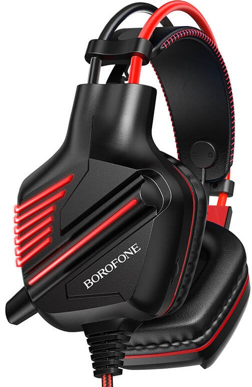 Наушники игровые Borofone BO101 Gaming Racing headphones с микрофоном и LED подсветкой проводные Black-Red (gr_017834)
Наушники игровые Borofone BO101 Gaming Racing headphones с микрофоном и LED подсветкой проводные Black-Red (gr_017834)