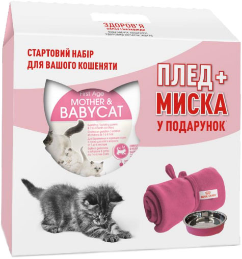 Сухой корм Royal Canin Mother & Babycat для котят до 4 месяцев 2 кг + плед и миска в подарок
Сухой корм Royal Canin Mother & Babycat для котят до 4 месяцев 2 кг + плед и миска в подарок