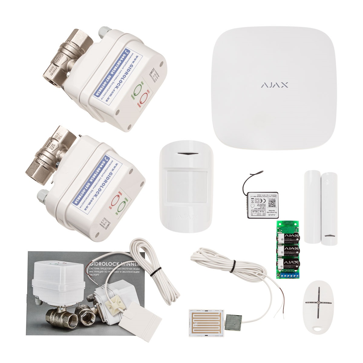 GIDROLOCK WINNER BONOMI квартира 1/2” + Ajax StarterKit Plus + Ajax Transmitter + Ajax Relay
GIDROLOCK WINNER BONOMI квартира 1/2” + Ajax StarterKit Plus + Ajax Transmitter + Ajax Relay