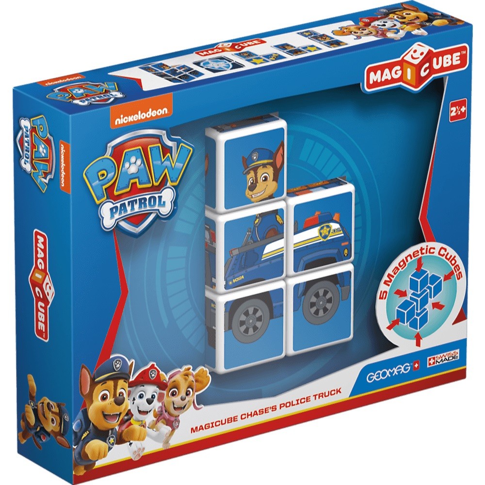 Магнитный конструктор Geomag MagiCube Магнитные кубики Paw Patrol Полицейский автомобиль 5 элементов (G079)
Магнитный конструктор Geomag MagiCube Магнитные кубики Paw Patrol Полицейский автомобиль 5 элементов (G079)