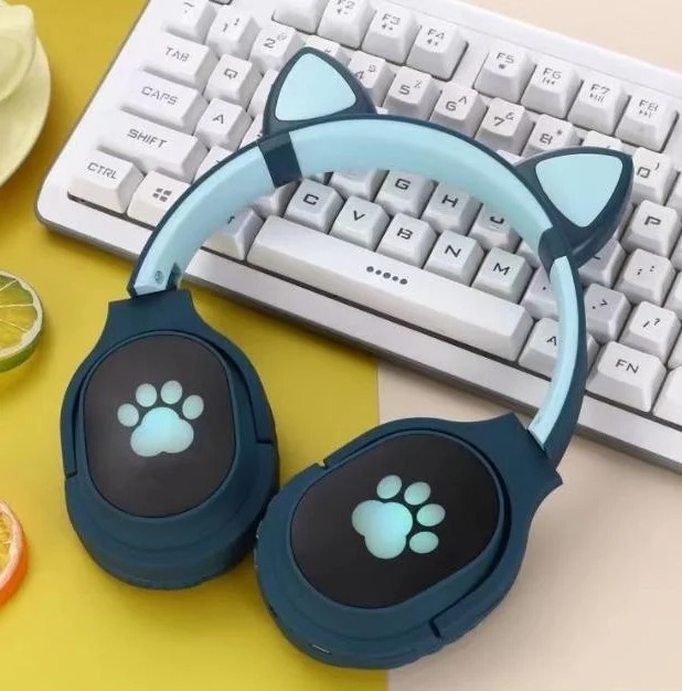 Беспроводные Bluetooth наушники Cat Ear VZV-380M с ушками и LED подсветкой (Синий)
Беспроводные Bluetooth наушники Cat Ear VZV-380M с ушками и LED подсветкой (Синий)