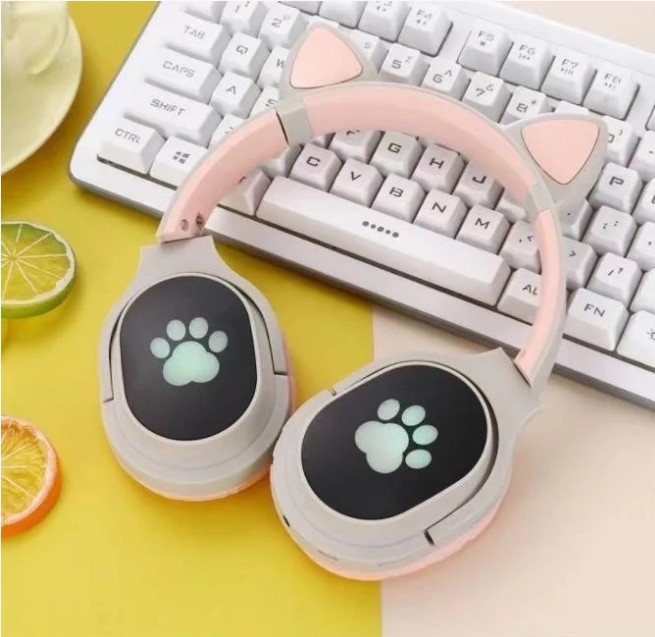 Беспроводные Bluetooth наушники Cat Ear VZV-380M с ушками и LED подсветкой (Серый)
Беспроводные Bluetooth наушники Cat Ear VZV-380M с ушками и LED подсветкой (Серый)