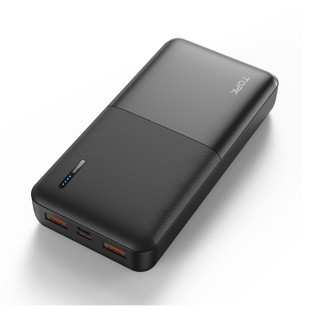 УМБ Power Bank Topk 18W QC3.0/PD 20000 mAh 2xUSB, 1xType-C черный 2 входа - USB Type-C, MicroUSB (TKI2009Q-BL)
УМБ Power Bank Topk 18W QC3.0/PD 20000 mAh 2xUSB, 1xType-C черный 2 входа - USB Type-C, MicroUSB (TKI2009Q-BL)