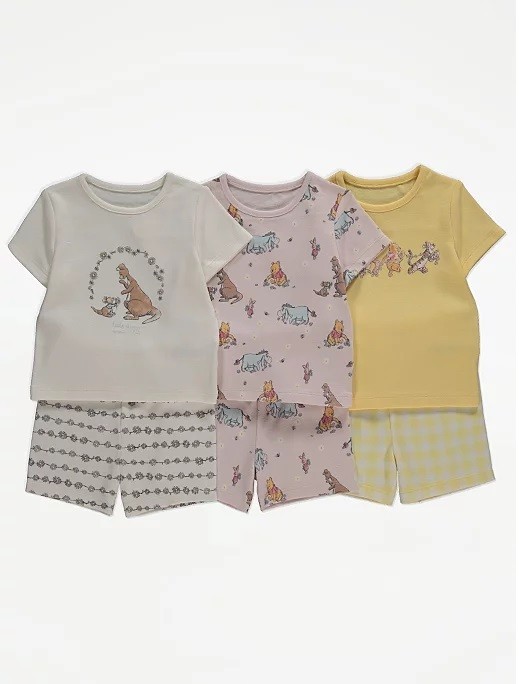 Комплект пижам George Disney Winnie the Pooh Yellow Short 80-86 см 3шт разноцветные
Комплект пижам George Disney Winnie the Pooh Yellow Short 80-86 см 3шт разноцветные