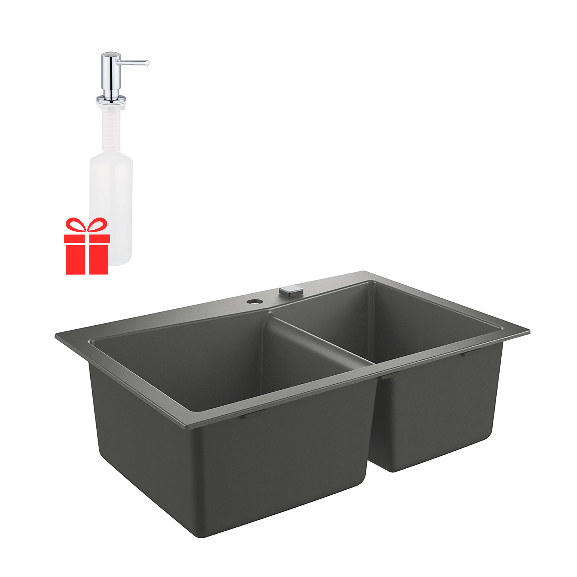 Набор Grohe мойка кухонная K700 31657AT0 + дозатор для моющего средства Contemporary 40536000 (SR203579)
Набор Grohe мойка кухонная K700 31657AT0 + дозатор для моющего средства Contemporary 40536000 (SR203579)